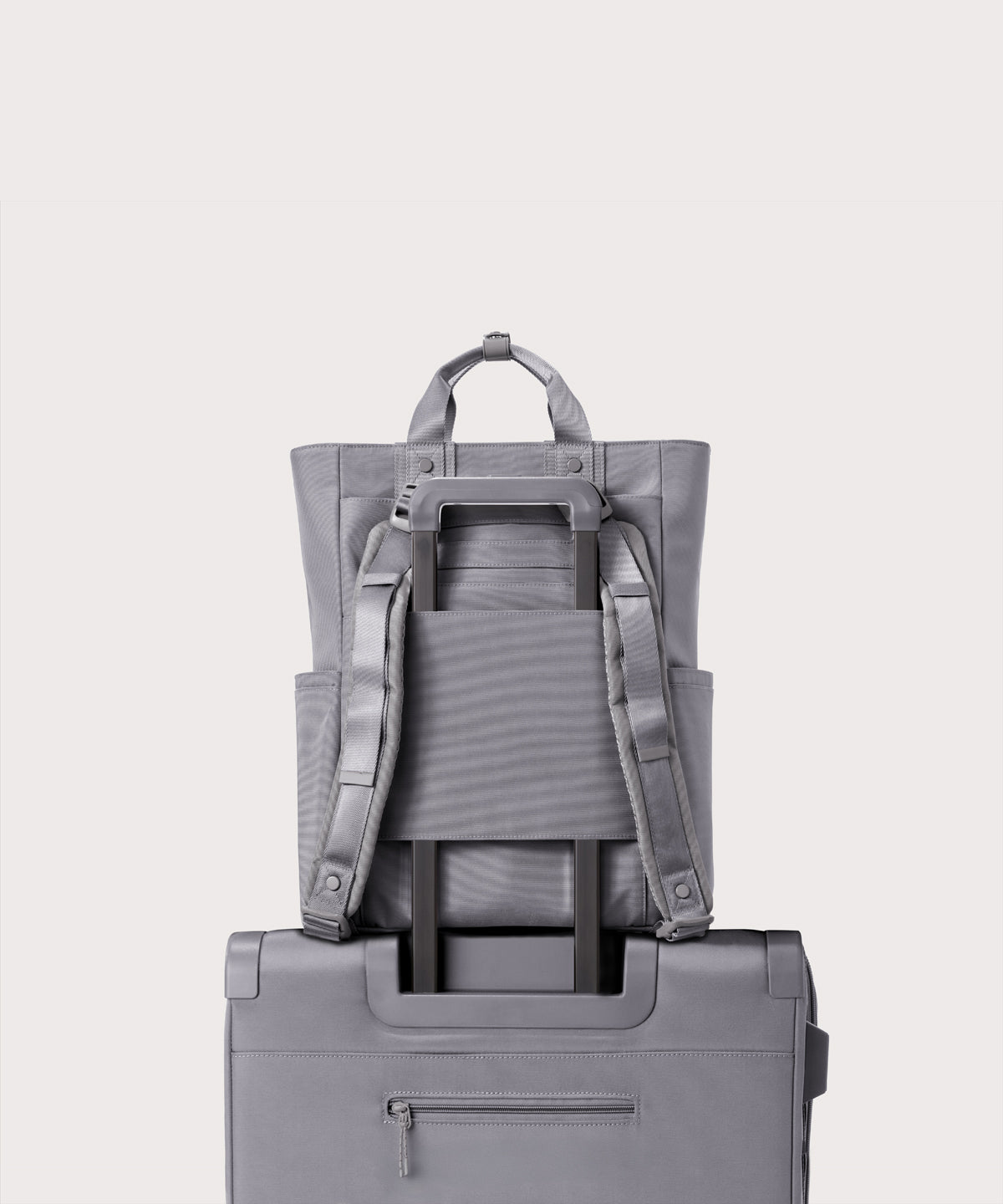 Petra Convertible Tote in Ash