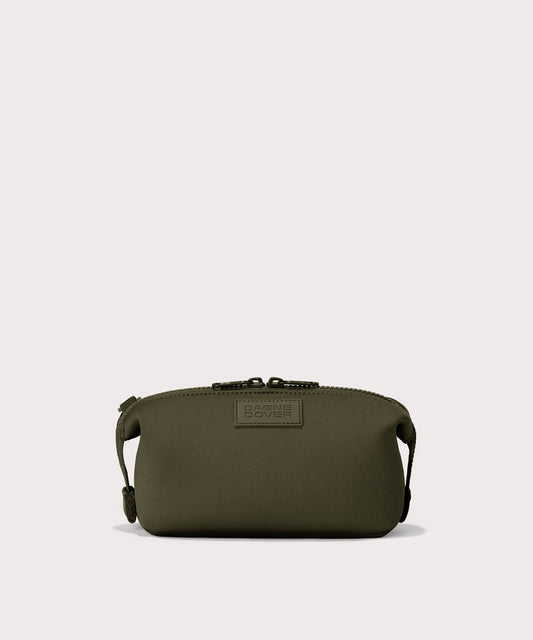 Hunter Toiletry Bag in Dark Moss, Small