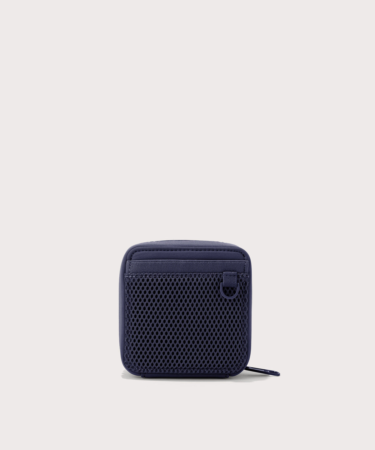 Dagne Dover small Arlo Tech Organizer in dark blue seen from the back.