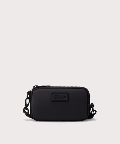 Dagne Dover Mara Phone Sling in black.