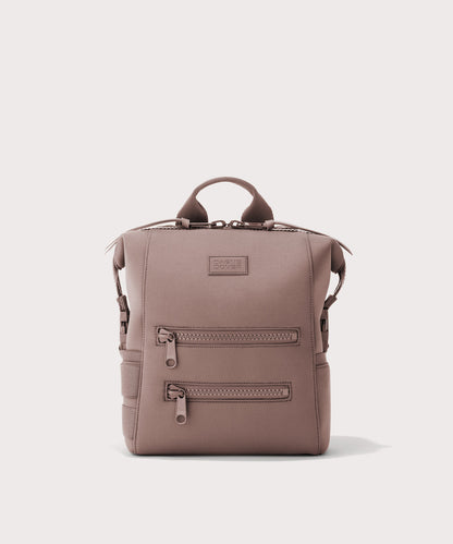 Dagne Dover small Indi Diaper Backpack in pink.
